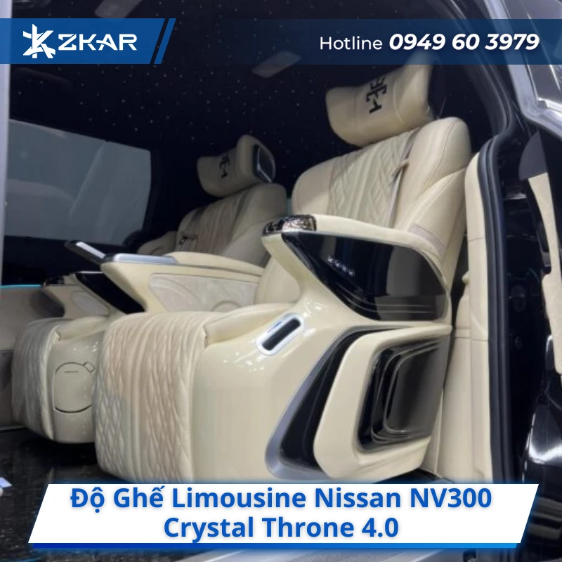 Độ ghế Limousine Nissan NV300