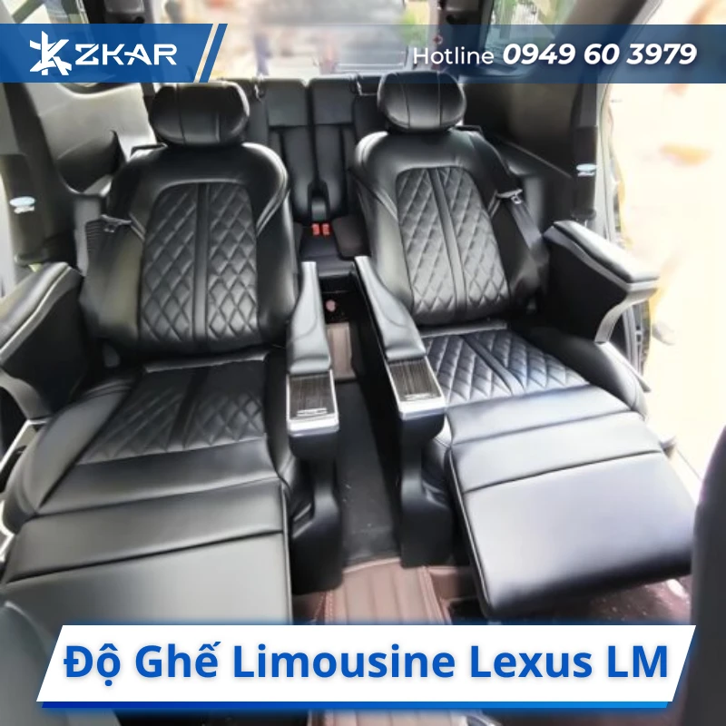 Độ Ghế Limousine Lexus LM