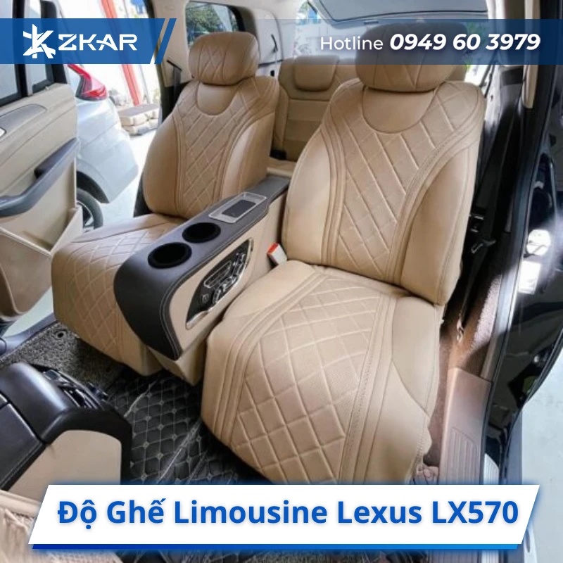 Độ Ghế Limousine Lexus LX570