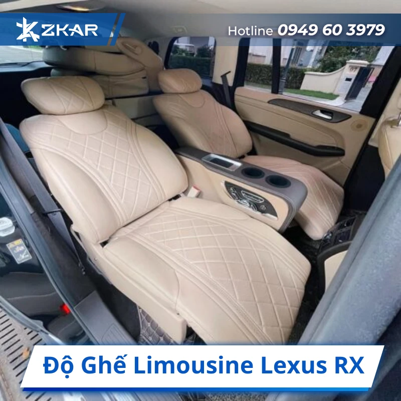 Độ Ghế Limousine Lexus RX