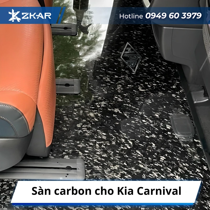 Sàn carbon cho Kia Carnival