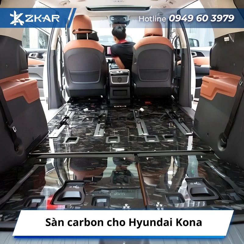 Sàn carbon cho Hyundai Kona