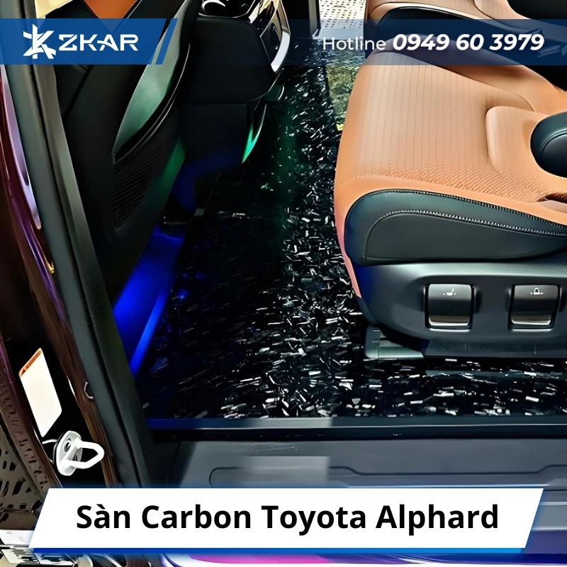 Sàn carbon cho Toyota Alphard