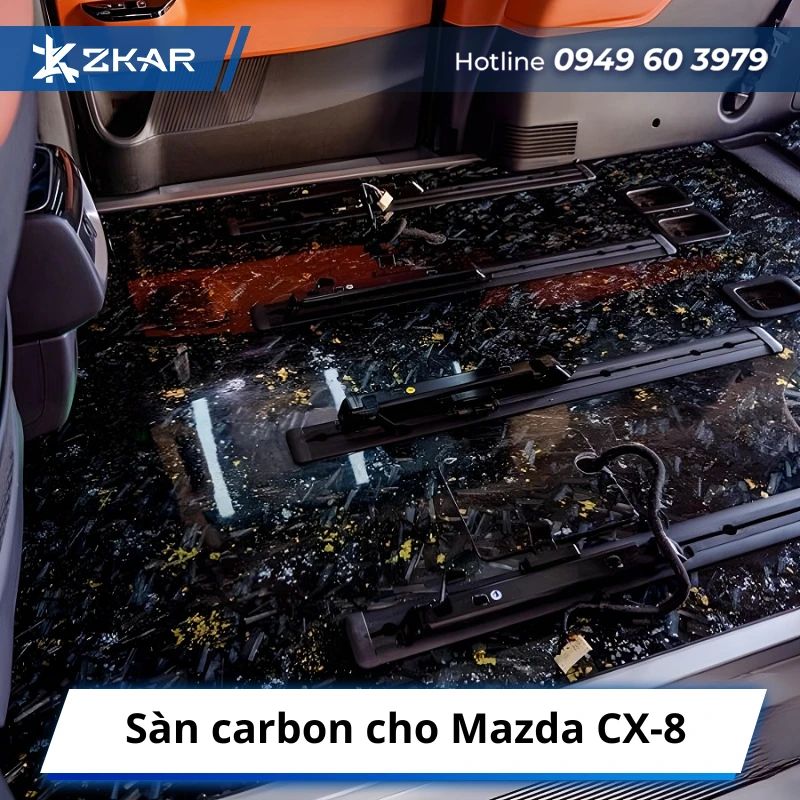 Lót sàn carbon cho Mazda CX8