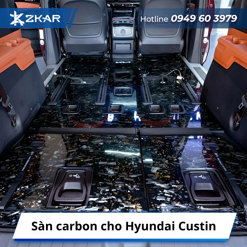 Sàn carbon cho Hyundai Custin