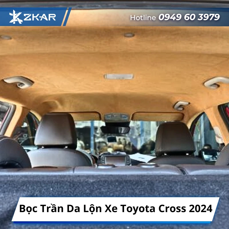 Bọc Trần Da Lộn Xe Toyota Cross 2024