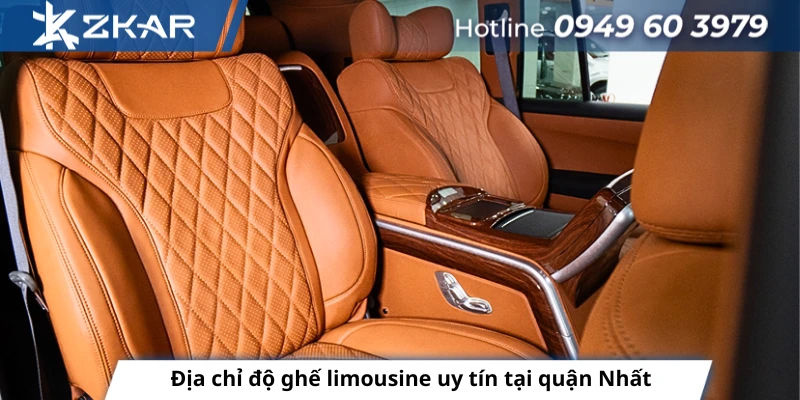 Độ ghế limousine ô tô cao cấp tại quận Nhất