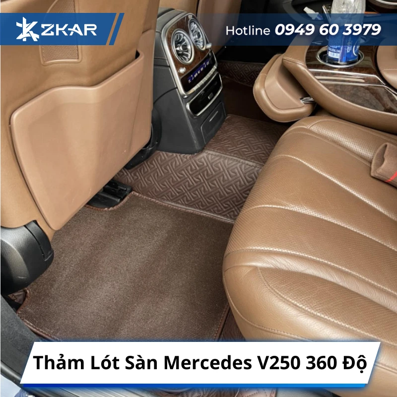 Thảm lót sàn 360 độ cho Mercedes V250