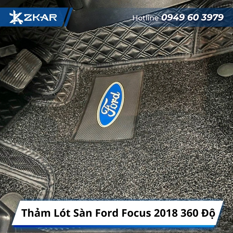 Thảm lót sàn 360 độ cho Ford Focus 2018