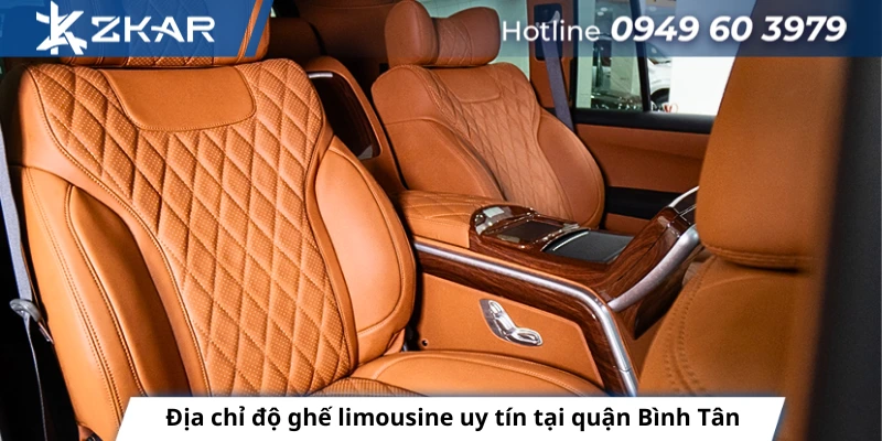 Độ ghế limousine ô tô cao cấp tại quận Bình Tân