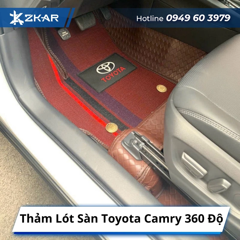 Thảm lót sàn 360 độ cho Toyota Camry