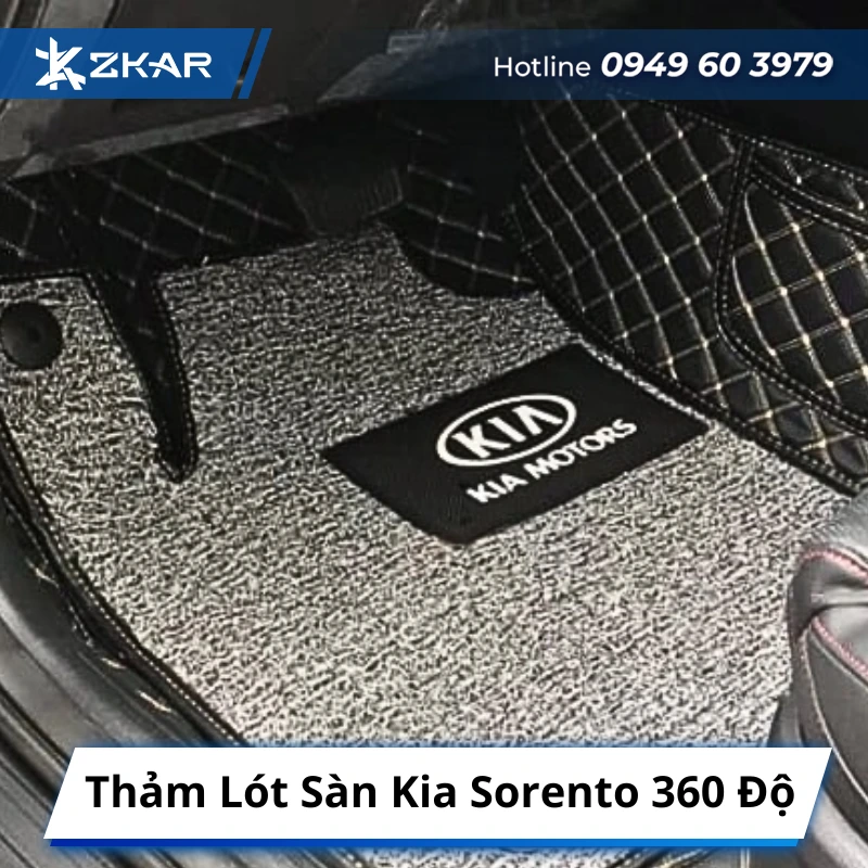 Thảm lót sàn 360 cho xe Kia Sorento