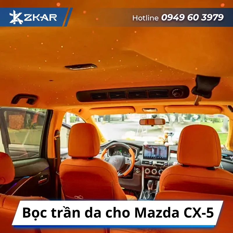 Bọc trần da cho Mazda CX-5