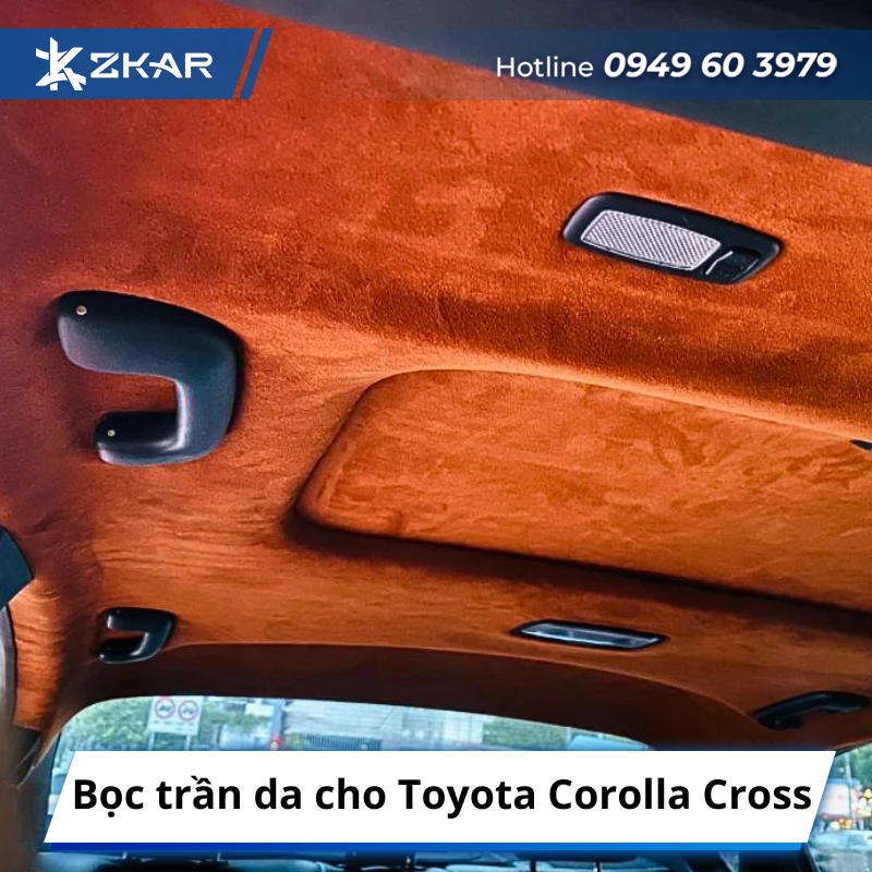 Bọc trần da cho Toyota Corolla Cross