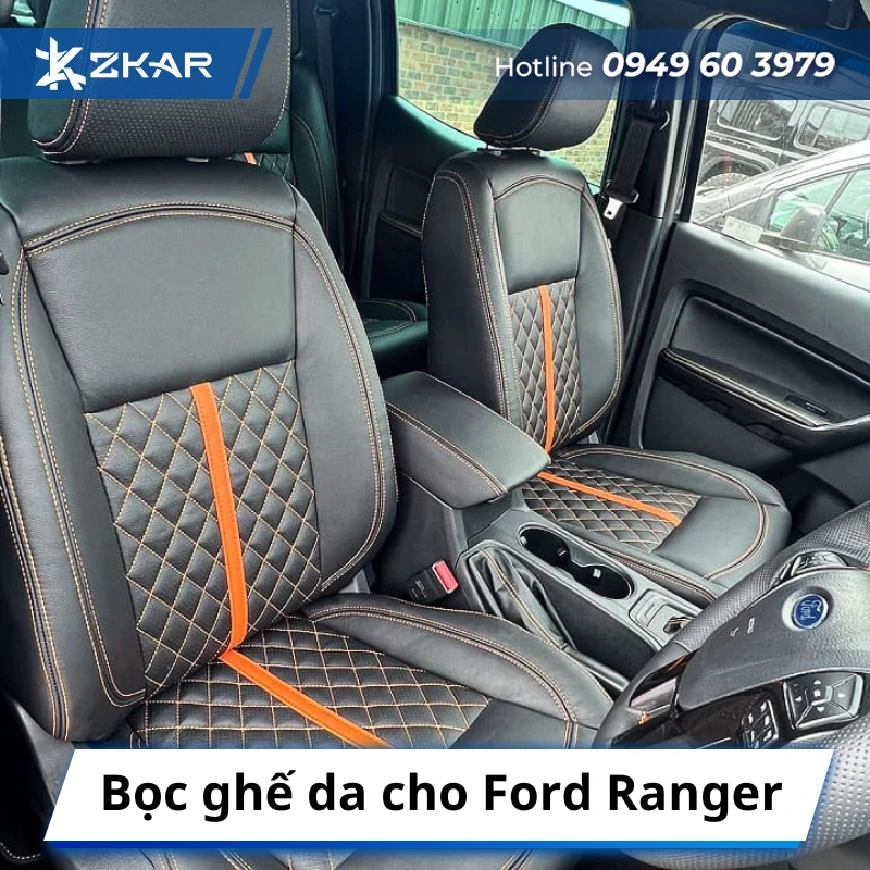 Bọc ghế da cho Ford Ranger