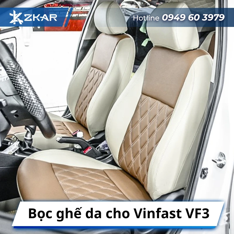 Bọc ghế da cho Vinfast VF3