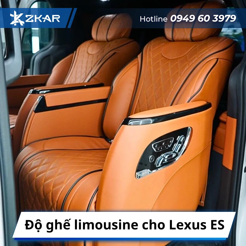 Độ ghế limousine cho Lexus ES